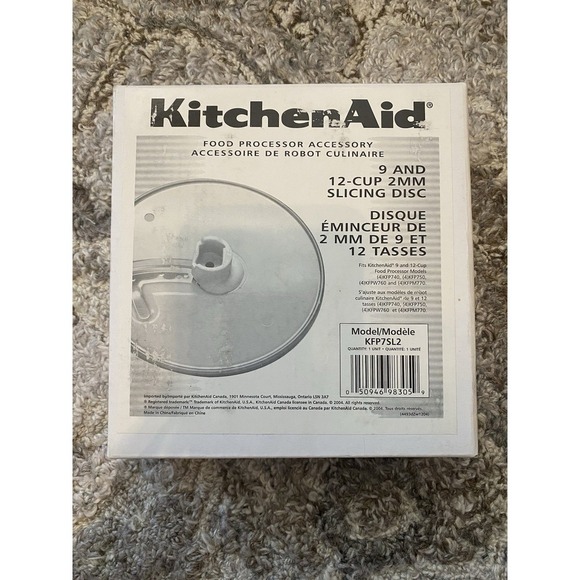 KitchenAid Food Processor Shredding & Slicing Discs Blades KFP740 KFP750 KFPW760 - Picture 3 of 8